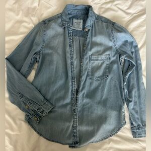 Abercrombie & Fitch Classic Blue Denim Shirt